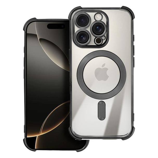Futerał do iPhone 17 PRO MAX Antishock Electro zgodny z MagSafe czarny