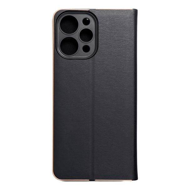 Etui z klapką na Xiaomi Redmi 12 4G / 12 5G Luna Book Gold czarne