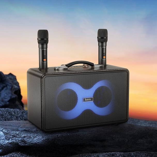 Zestaw do karaoke bluetooth 40W 6h Hoco HA8 czarny