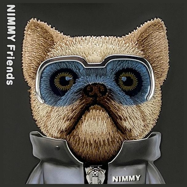 NIMMY futerał COOL&CUTE 2.0 Dog do IPHONE 15 Pro czarny