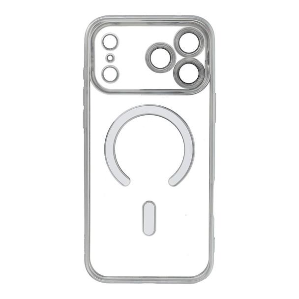 Etui na iPhone 18 Pro / 17 Pro Electro Mag Cover zgodne z MagSafe srebrne
