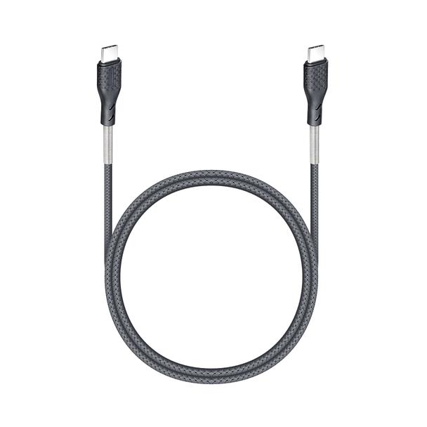 Kabel USB C do USB C Forcell F-Energy QC4.0 PD 5A 66W Carbon 1 m CB-02C czarny