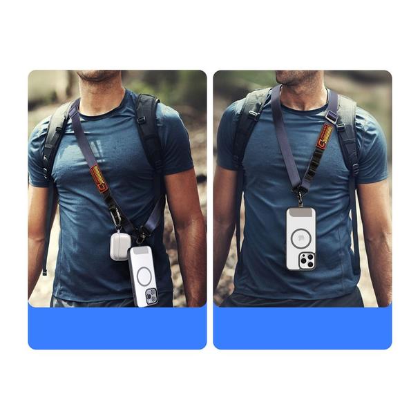 DUX DUCIS Outdoor Cross Body - smycz do telefonu niebieska