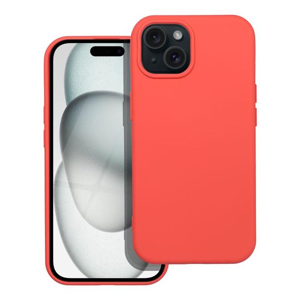 Futerał do iPhone 15 Silicone brzoskwiniowy