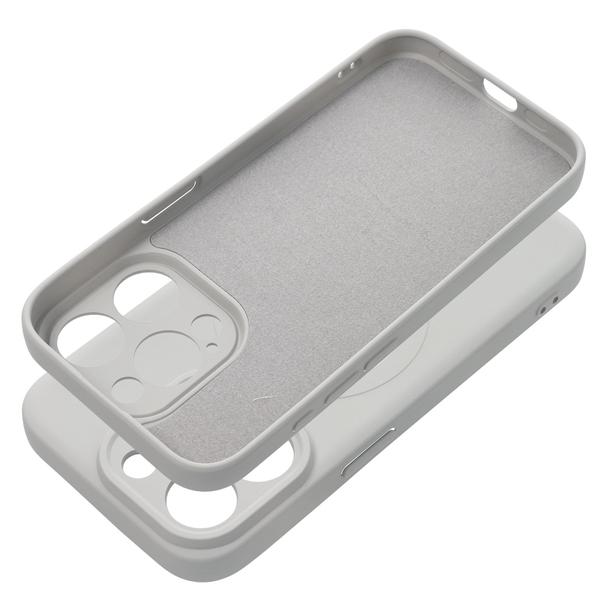 Futerał do iPhone 15 PRO Silicone Mag Cover zgodny z MagSafe tytanowy