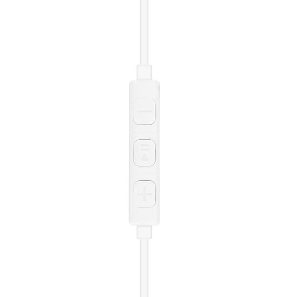 Słuchawki przewodowe Lightning z mikrofonem NEW BOX HR-ME25 białe