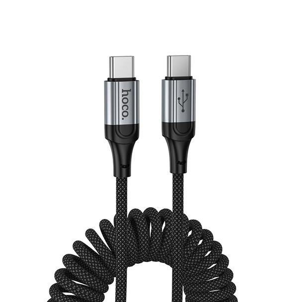 Kabel USB C do C Hoco PD 3A 1,5 m X121 czarny