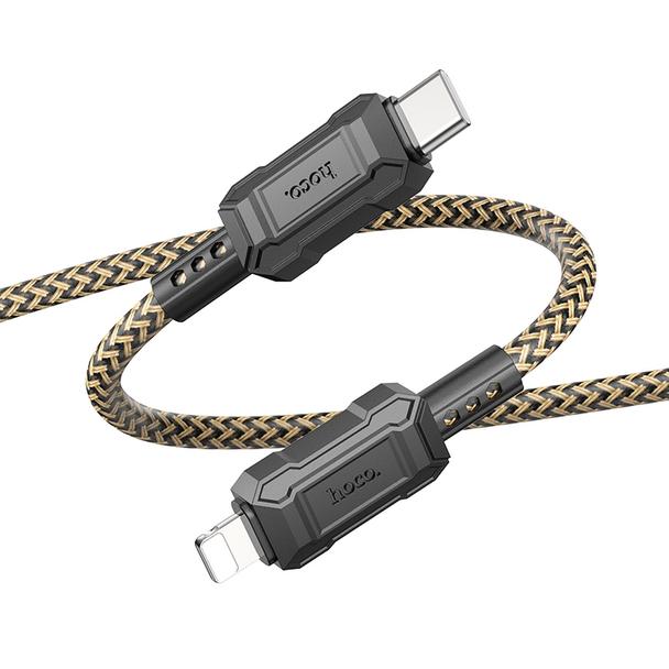 Kabel USB C do Lightning Hoco PD 2,4A 20W 1 m X94 złoty