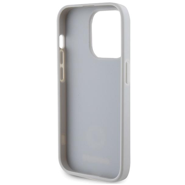 GUESS futerał do IPHONE 15 Pro GUHCP15LPS4DGPS (Strass Metal Logo) srebrny