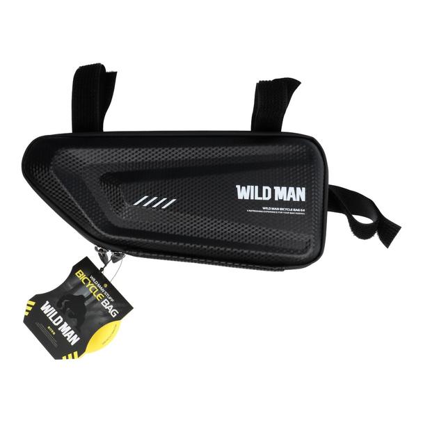 WILDMAN sakwa rowerowa pod ramę na zamek E4 1,5L ( 4" - 7" ) czarna