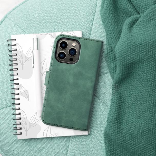 Etui z klapką na iPhone 7 / 8 / SE 2020 / SE 2022 Tender Book zielone