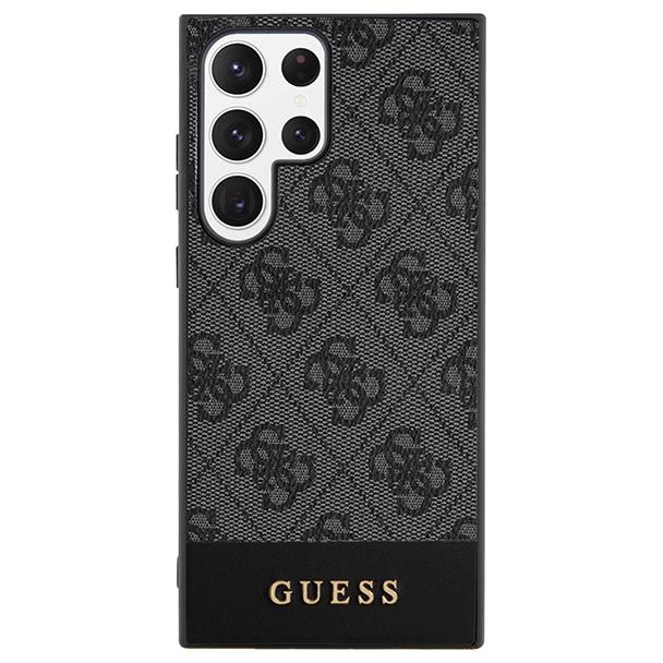 GUESS futerał do SAMSUNG S24 Ultra GUHCS24LG4GLGR (4G Bottom Stripe) czarny
