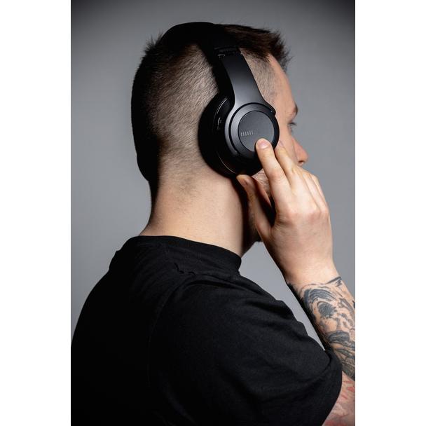 DOQAUS słuchawki bezprzewodowe bluetooth nagłowne VOGUE 9 2w1 czarne