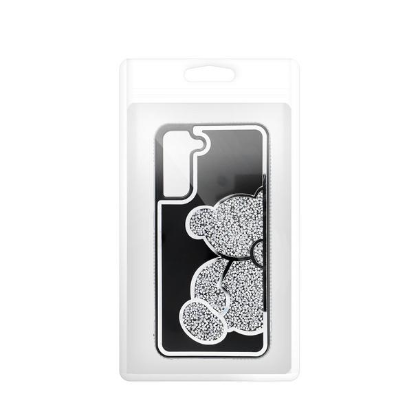 Etui na Samsung S25 FE / S26 FE Teddy Bear srebrne