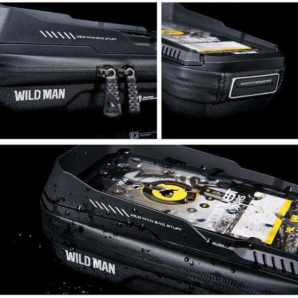WILDMAN sakwa rowerowa na kierownicę na zamek 0,5L (4" - 7") XT3S czarna