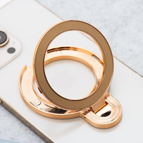 Stojak na telefon CIRCLE - naklejany - złoty