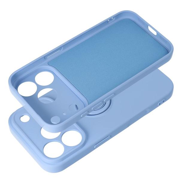 Etui na iPhone 18 Pro Max / 17 Pro Max Silicone Ring jasnoniebieskie