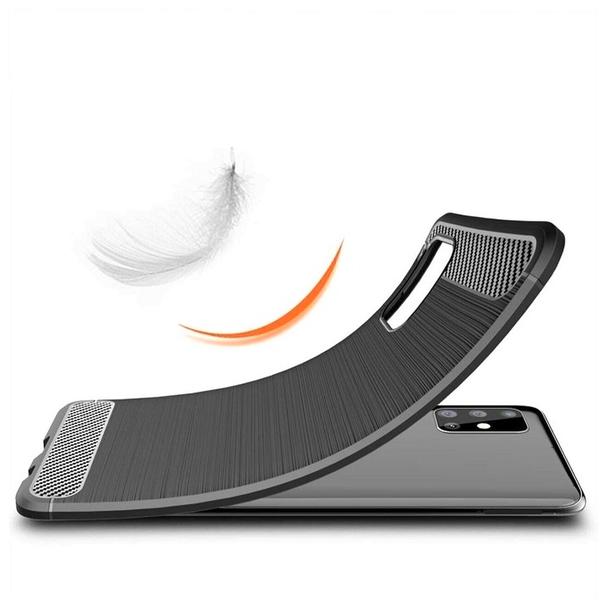 Futerał do Samsung A71 5G Carbon czarny