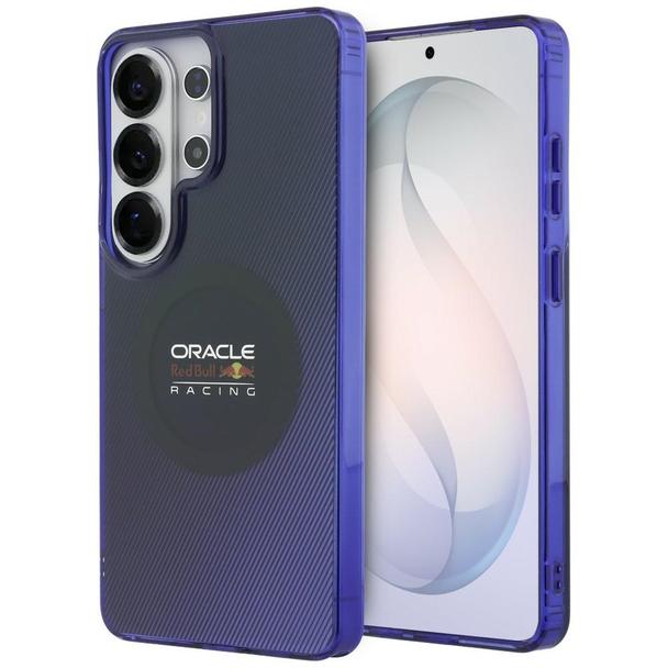 RED BULL futerał do SAMSUNG S26 Ultra RBHMS26L24HGDSV (Magnetic Double Layer PC Blended Lines) navy