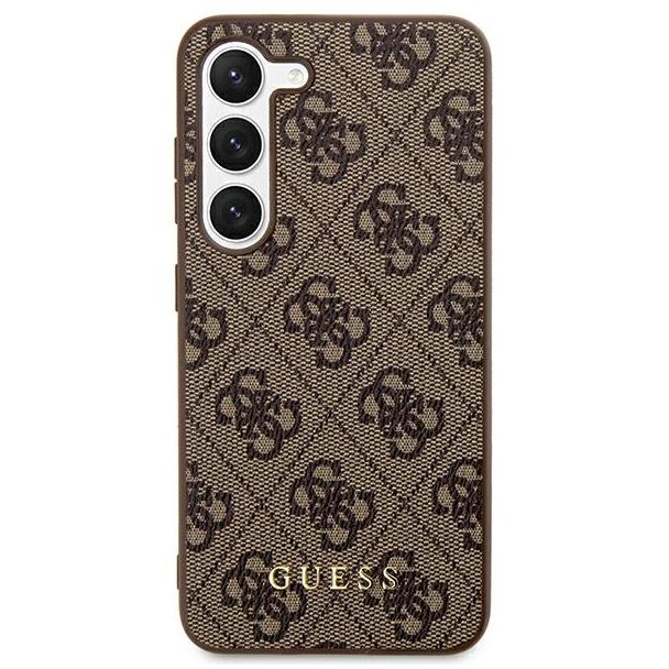 GUESS futerał do SAMSUNG S24 Plus GUHCS24MG4GFBR (Classic logo) brązowy