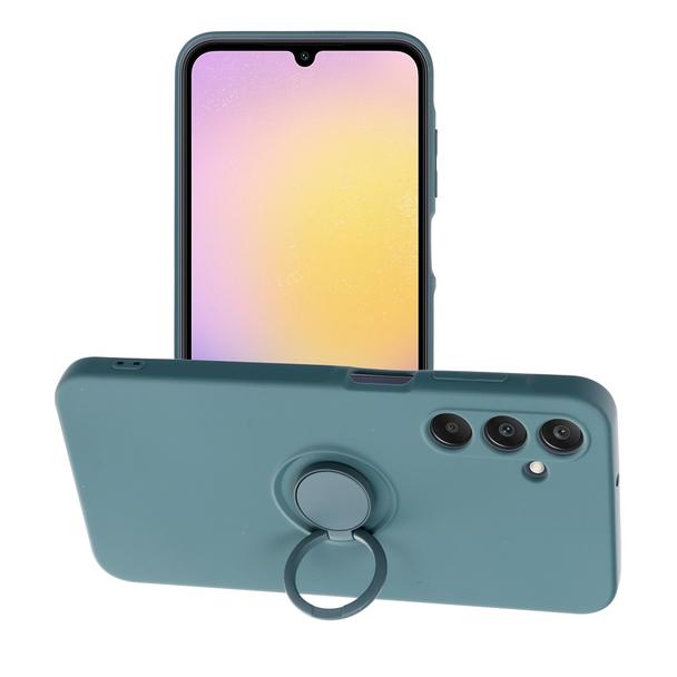 Futerał SILICONE RING do SAMSUNG A25 5G zielony