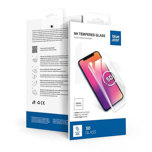 Szkło hartowane 5D do Samsung A22 5G (full glue / case friendly) Blue Star czarne