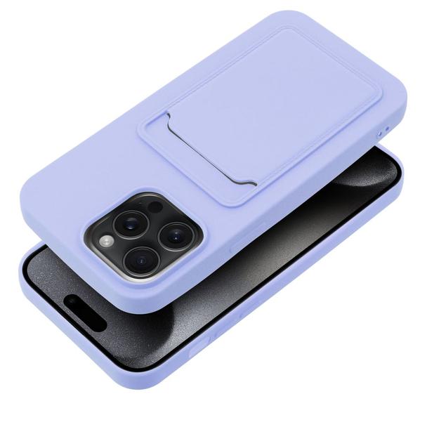 Futerał do iPhone 15 PRO MAX Card Case fioletowy