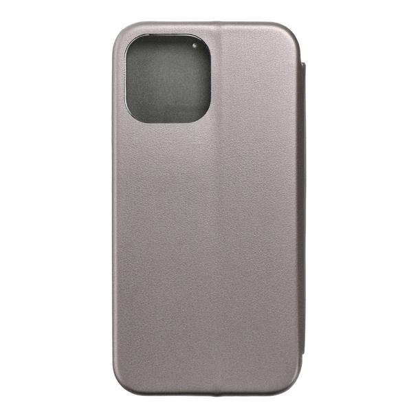 Kabura ELEGANCE Book do IPHONE 13 Pro Max stalowy
