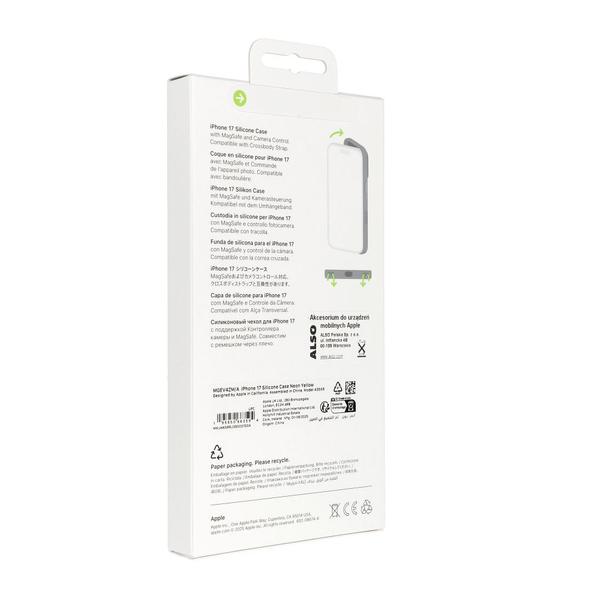 iPhone 17 Silicone Case with MagSafe - Neon Yellow 0INT