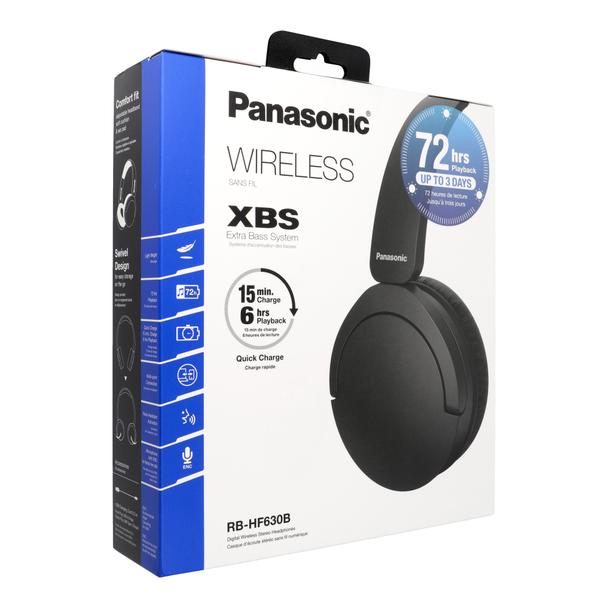 Słuchawki bezprzewodowe nauszne ENC PANASONIC RB-HF630BE-K czarne