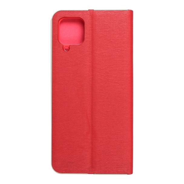 Etui z klapką na Samsung A12 / M12 Luna Book Gold czerwone