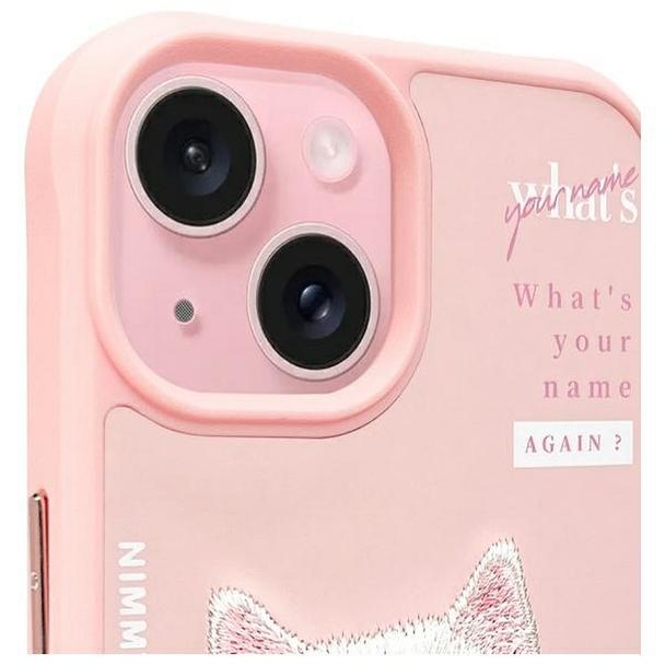 NIMMY futerał COOL&CUTE 2.0 Cat do IPHONE 15 różowy