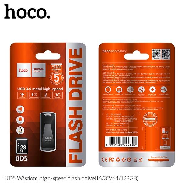 Pendrive 128GB USB 3.0 (USB A) Hoco UD5 szary