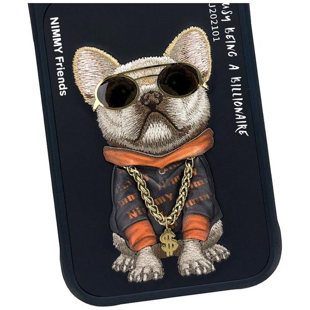 NIMMY futerał GLASSES COOL DOG do IPHONE 18 Pro Max/17 Pro Max czarny