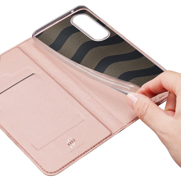 DUX DUCIS kabura SKIN PRO do SAMSUNG S25 Edge różowa