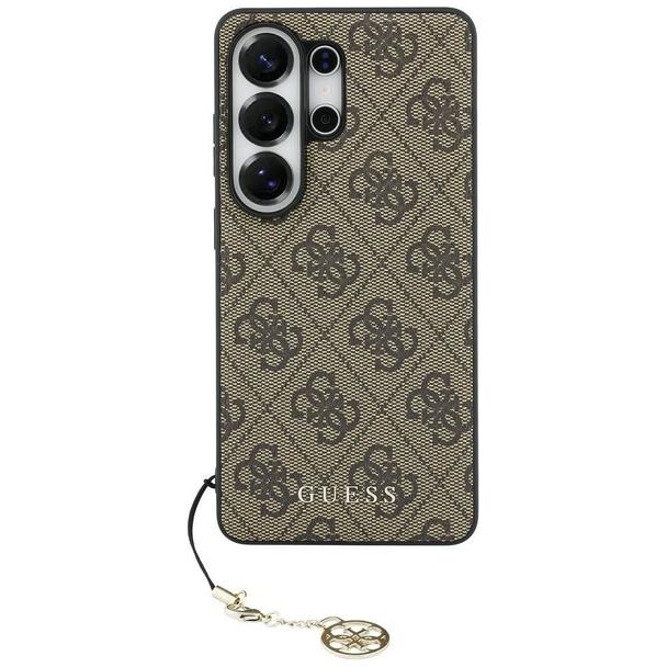 GUESS futerał do SAMSUNG S26 Ultra GUHMS26LGF4GBR (PU 4G Classic Logo with Charm) brązowy