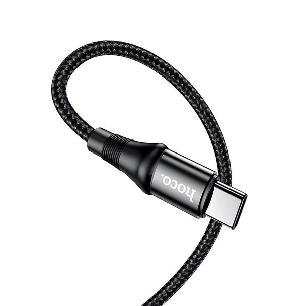 Kabel USB C do USB C Hoco PD 5A 100W 1 m X50 czarny