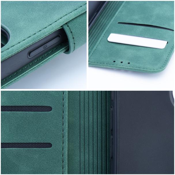 Etui z klapką na Xiaomi Redmi NOTE 15 PRO 5G Tender Book zielone