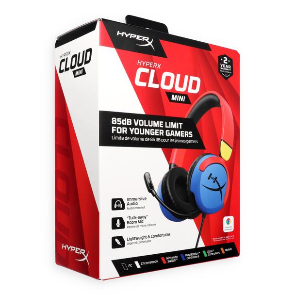 Słuchawki przewodowe nauszne Jack 3,5mm z mikrofonem dla dzieci HyperX Cloud MIni Kids