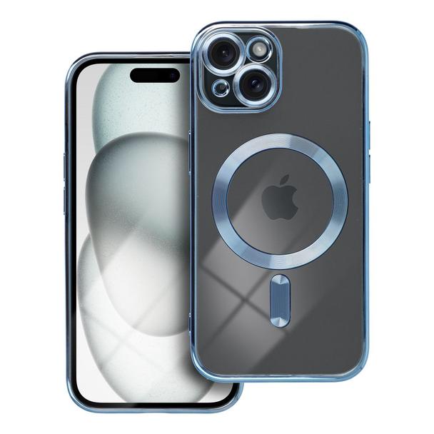 Futerał do iPhone 15 Electro Mag Cover zgodny z MagSafe niebieski