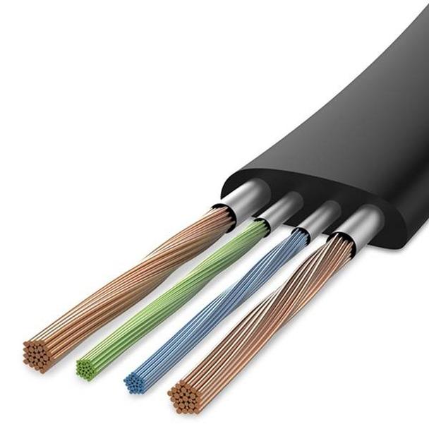 BASEUS kabel USB A do Lightning 2A Nimble CALMBJ-B91 0,23 m czarno czerwony