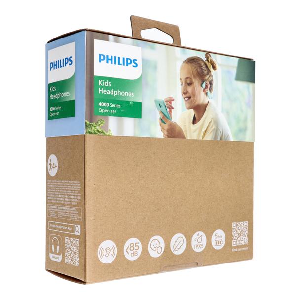 Słuchawki bezprzewodowe kostne Philips TAK4607GR/00 zielone