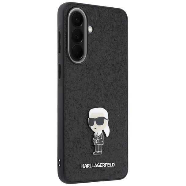 KARL LAGERFELD futerał do SAMSUNG A57 KLHCSA57GKNPSK (Fixed Glitter Ikonik Logo Metal Pin) czarny