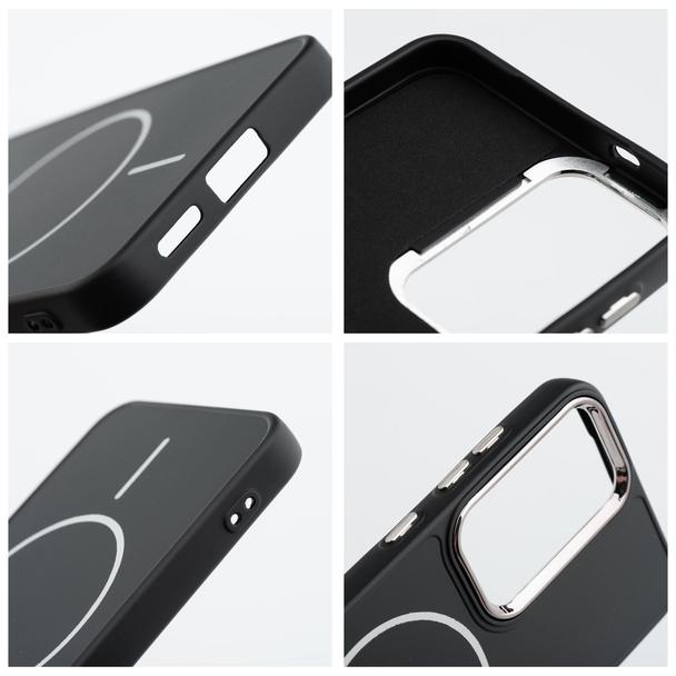 Futerał do Samsung A37 Frame Mag Cover zgodny z MagSafe czarny