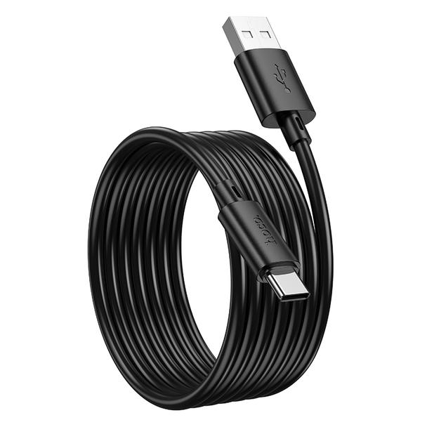 Kabel USB A do USB C Hoco 3A 2 m X88 czarny