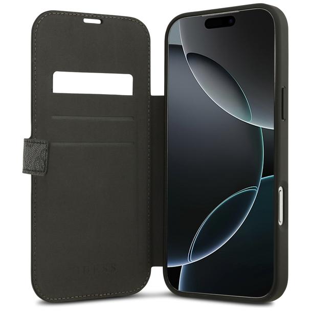 GUESS kabura do IPHONE 17 Pro Max GUBKP17X4GMGGR (PU 4G Metal Logo) czarna