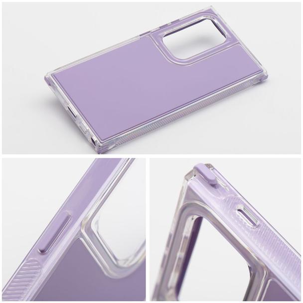 Etui na Samsung A07 / A08 Matrix jasnofioletowe