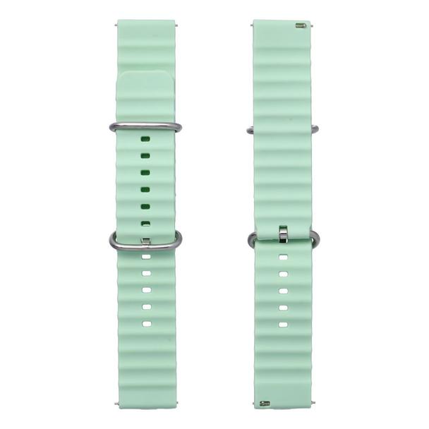 Pasek do zegarka 22 mm Titmo Strap S2 silicone miętowy
