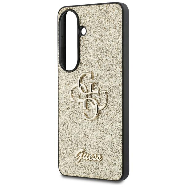 GUESS futerał do SAMSUNG S26 GUHCS26SHG4SGD (Fixed Glitter 4G Big Metal Logo) złoty