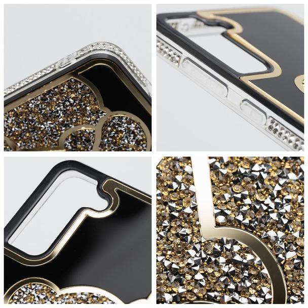 Etui na Samsung A07 / A08 Teddy Bear złote
